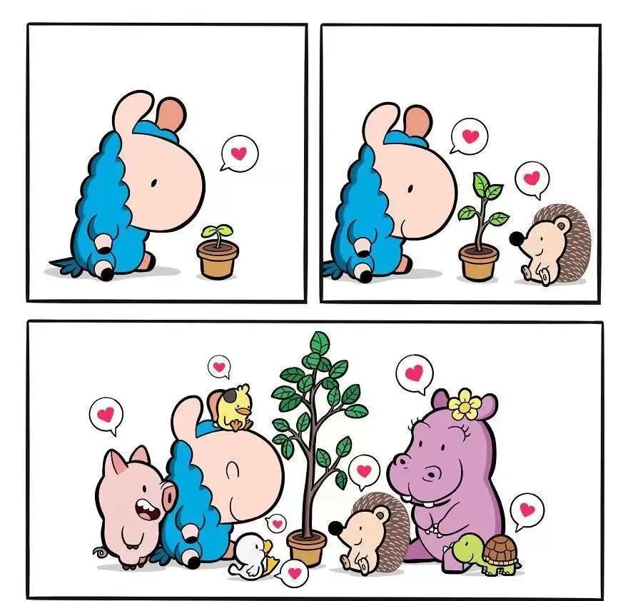英文治愈系漫画： 这个冬天，有我陪你 第 3 张参考图