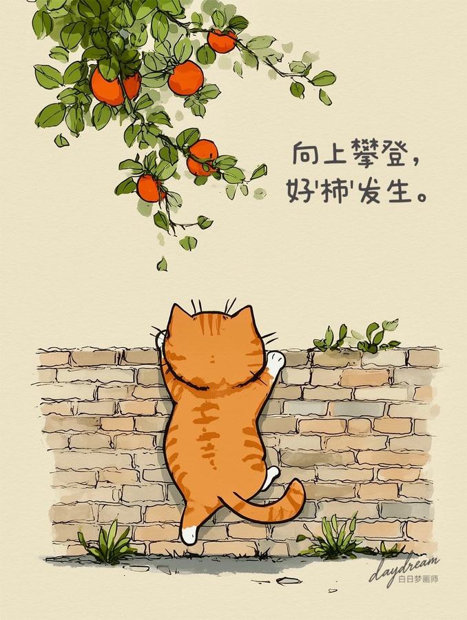 早安小画 | 努力向上 第 1 张参考图