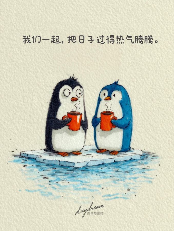 早安小画 | 努力向上 第 3 张参考图