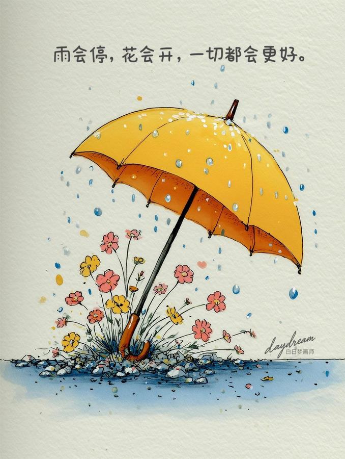 早安小画 | 努力向上 第 5 张参考图