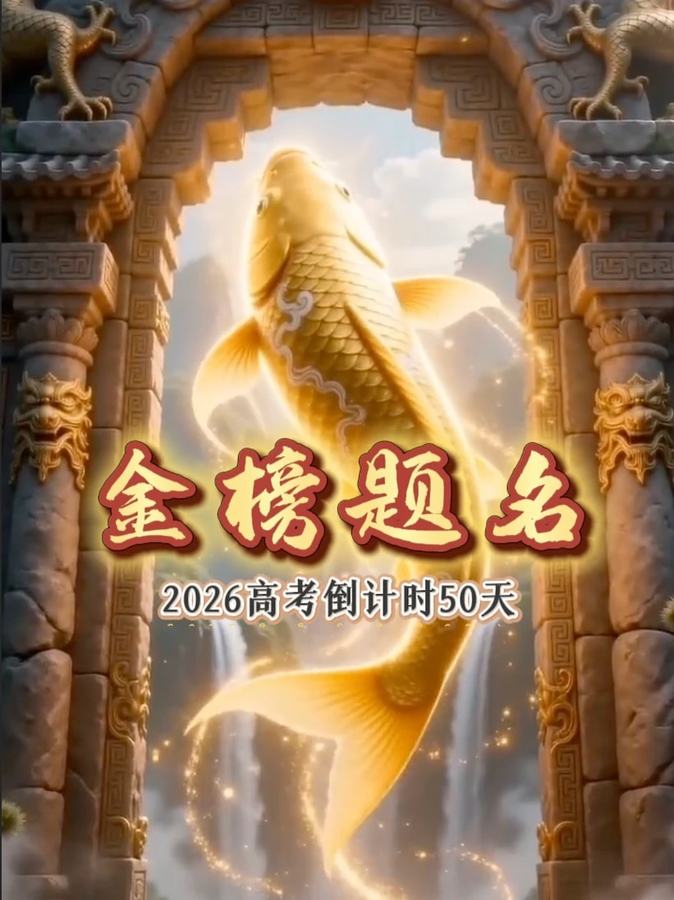 #高考倒计时50天 乘风破浪，金榜题名 第 1 张参考图