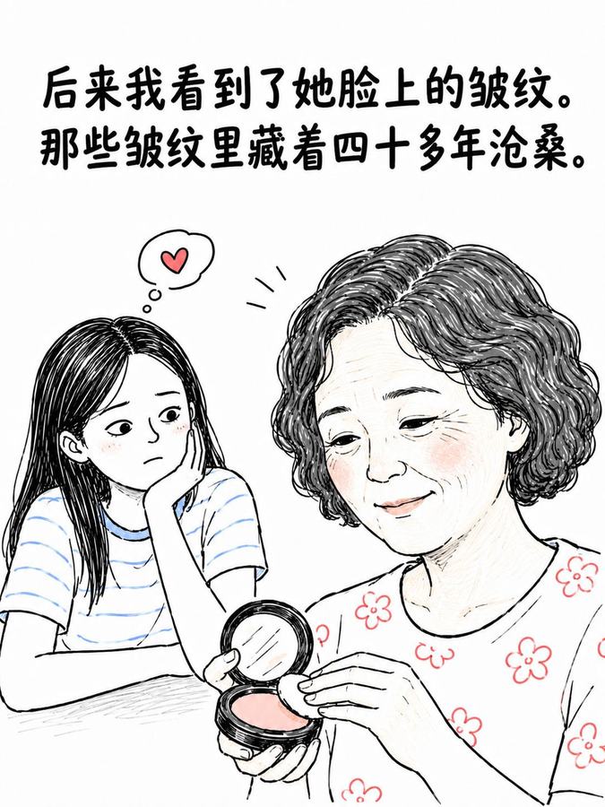 她只是想变得好看一点有什么错 #母亲 #情感共鸣 #网络环境 #成长 第 9 张参考图