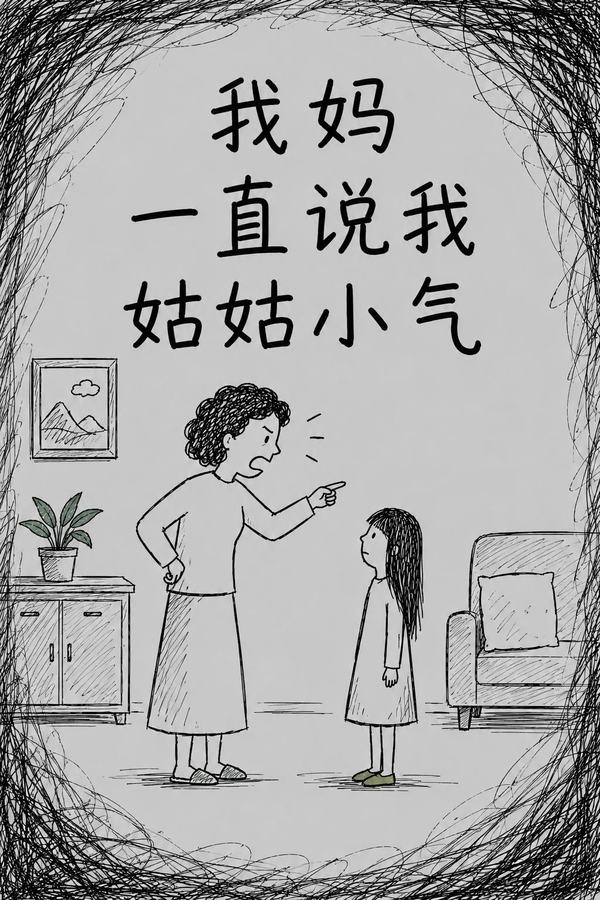 我妈总念叨我姑姑“小气”，被我一句话戳破了 #亲戚关系 #情感共鸣 #家里长短那些事 第 1 张参考图
