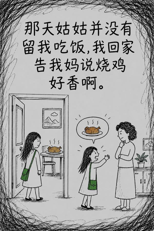 我妈总念叨我姑姑“小气”，被我一句话戳破了 #亲戚关系 #情感共鸣 #家里长短那些事 第 4 张参考图