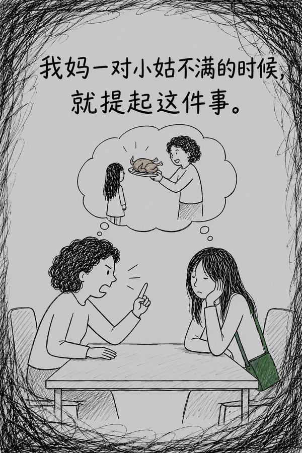我妈总念叨我姑姑“小气”，被我一句话戳破了 #亲戚关系 #情感共鸣 #家里长短那些事 第 6 张参考图