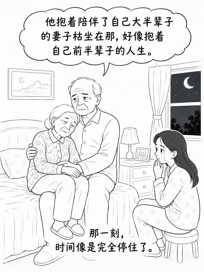 老人的脆弱情感 #亲情 #情感共鸣 #父母爱情 第 3 张参考图