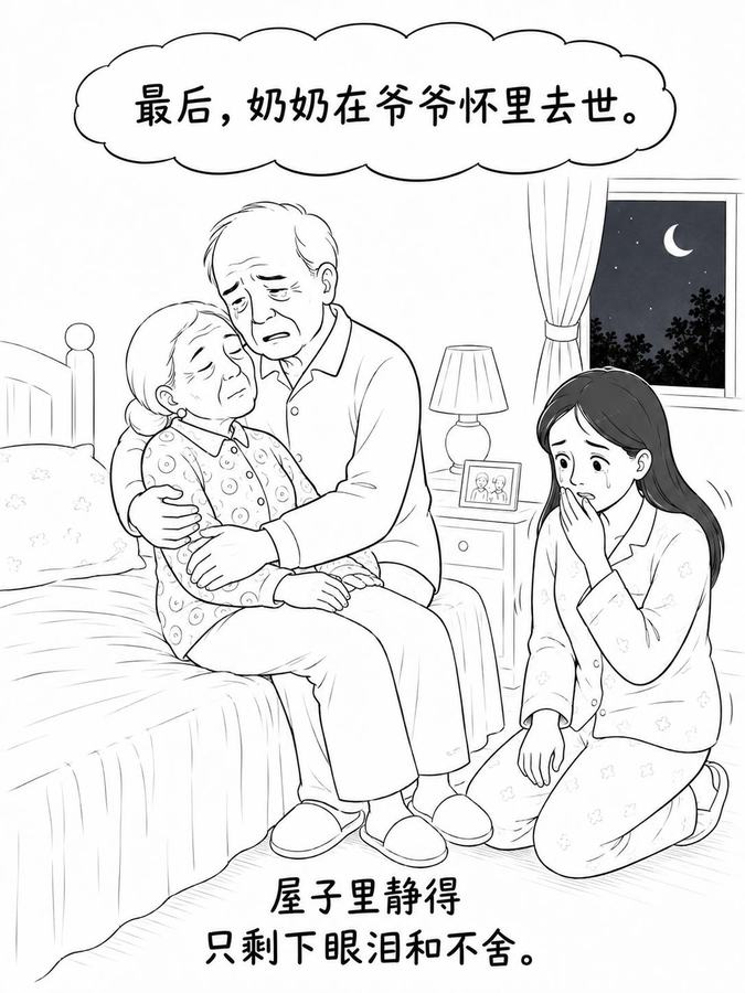 老人的脆弱情感 #亲情 #情感共鸣 #父母爱情 第 4 张参考图