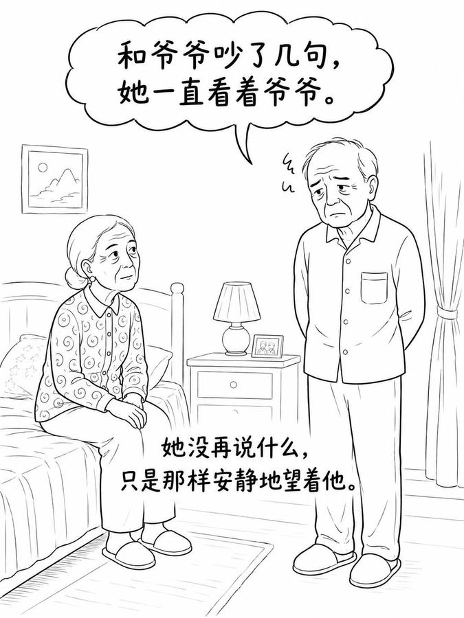 老人的脆弱情感 #亲情 #情感共鸣 #父母爱情 第 9 张参考图