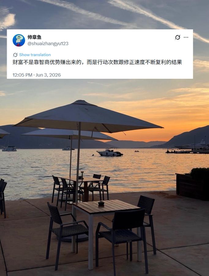 迭代速度是关键 #财富积累 #认知提高 #自我成长 第 1 张参考图