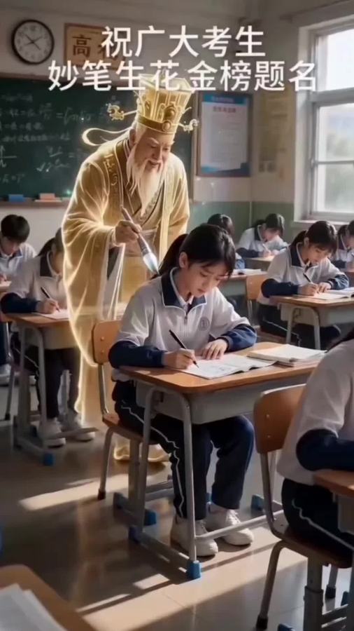 文曲神先下凡，见到就是接到[感谢][感谢][感谢]祝所有高考 第 1 张参考图