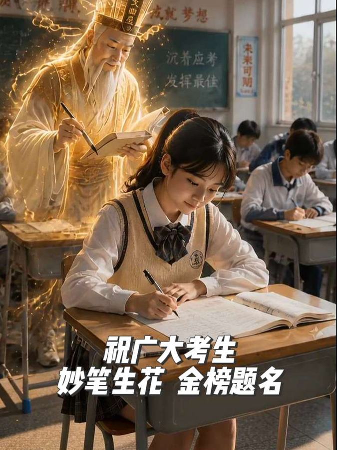 明天就高考了，祝愿所有考生妙笔生花，金榜题名 第 1 张参考图