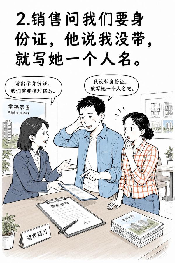我和我老公在，婚前买了房 #婚前财产 #婚姻 #夫妻关系 第 2 张参考图
