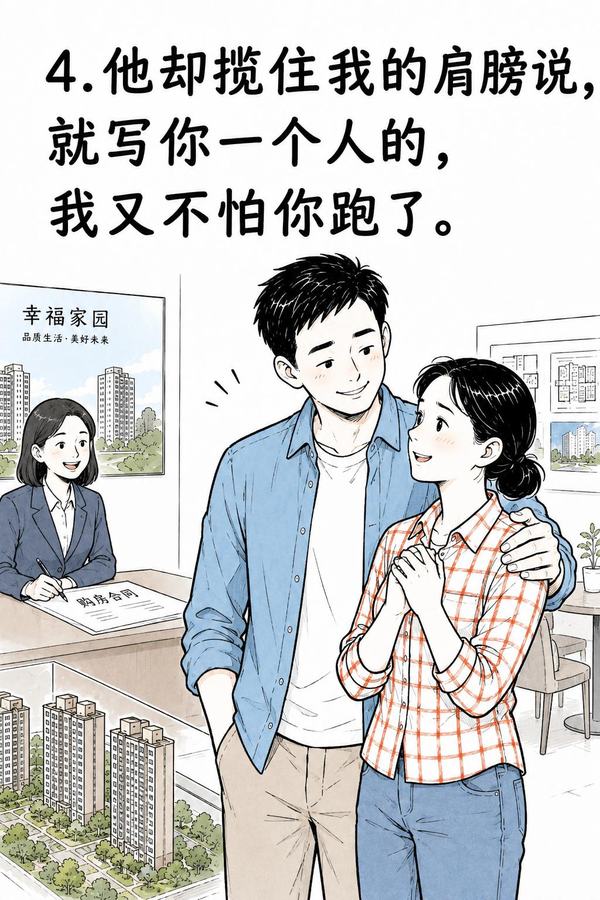 我和我老公在，婚前买了房 #婚前财产 #婚姻 #夫妻关系 第 4 张参考图
