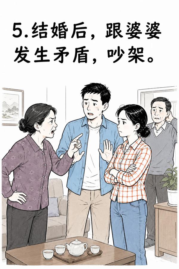 我和我老公在，婚前买了房 #婚前财产 #婚姻 #夫妻关系 第 5 张参考图
