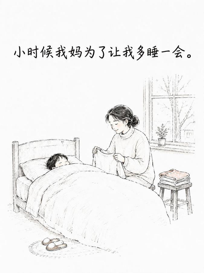 母爱的伟大无需多言 #家庭的爱 #母爱伟大无私 #治愈 第 1 张参考图