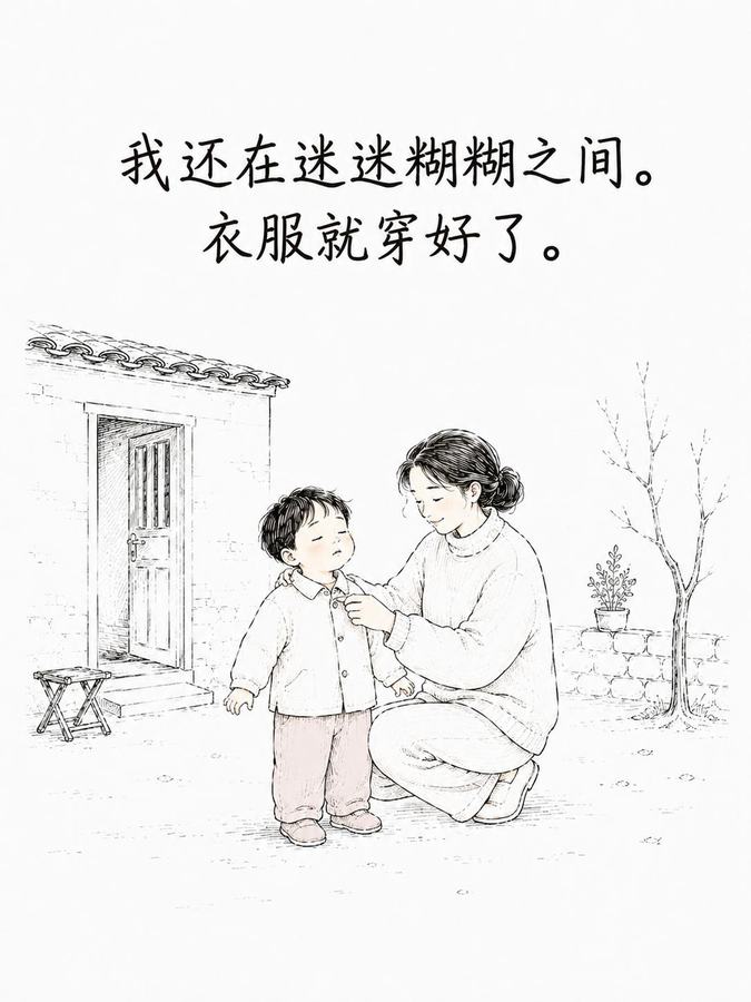 母爱的伟大无需多言 #家庭的爱 #母爱伟大无私 #治愈 第 8 张参考图