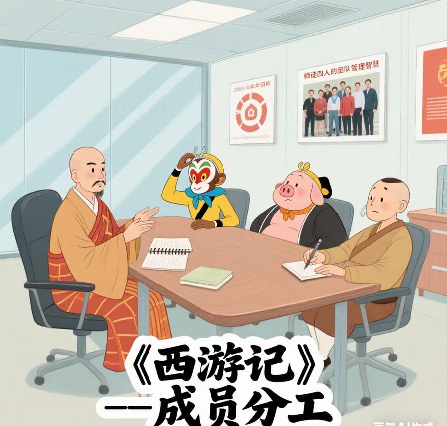 唐僧师徒四人取经团，企业团队管理天花板！ 第 4 张参考图