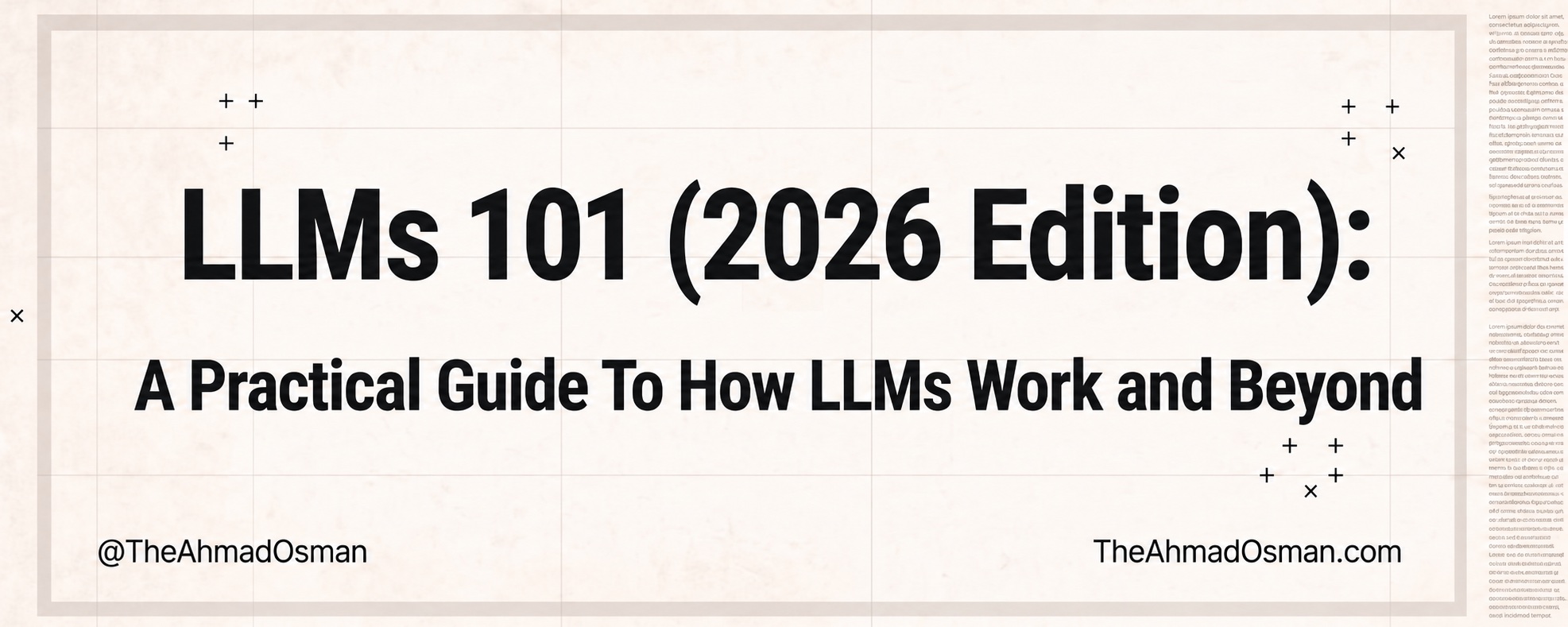 LLMs 101：实用指南（2026 版） 第 1 张参考图