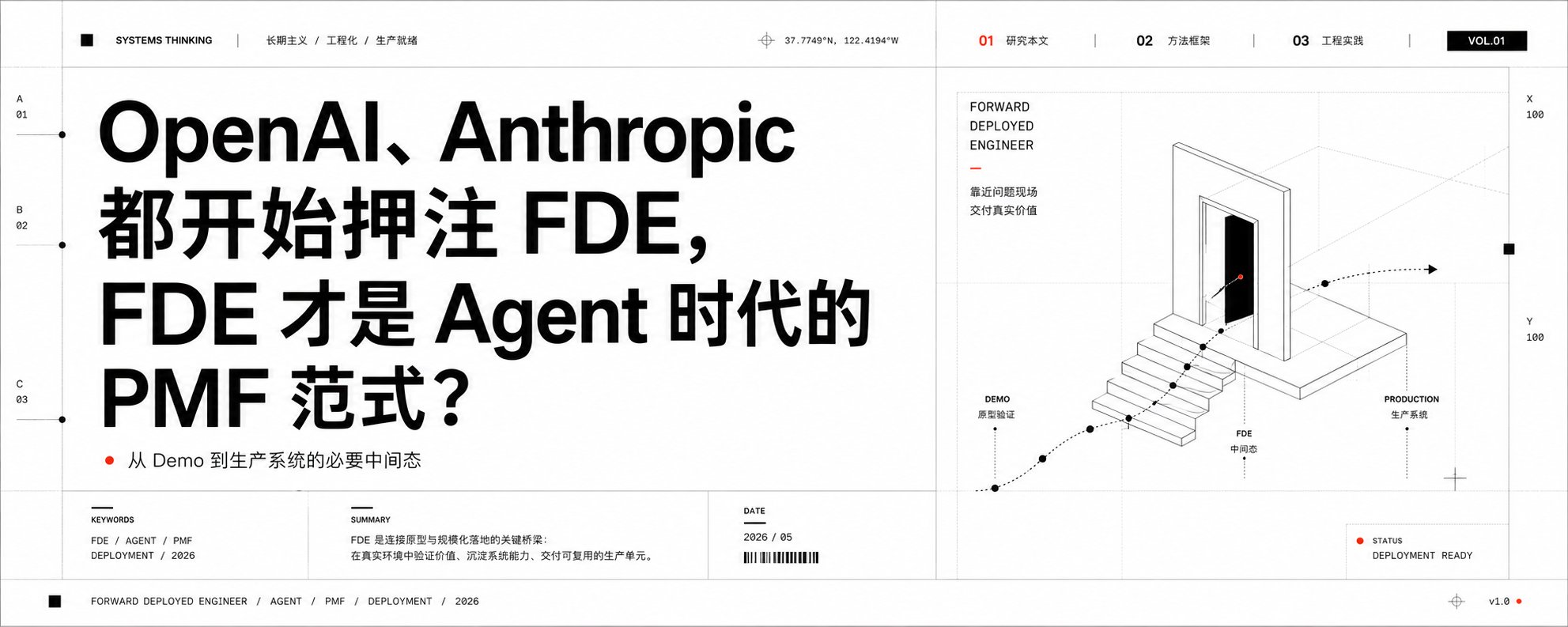 OpenAI 与 Anthropic 押注 FDE：前置部署工程（Forward Deployed Engineering）是 AI Agent 时代的 PMF 新范式吗？ 第 1 张参考图