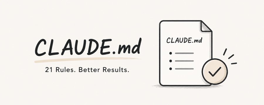 你一直以来都用错了 Claude。CLAUDE.md 能解决所有问题，操作指南如下 👇 第 1 张参考图