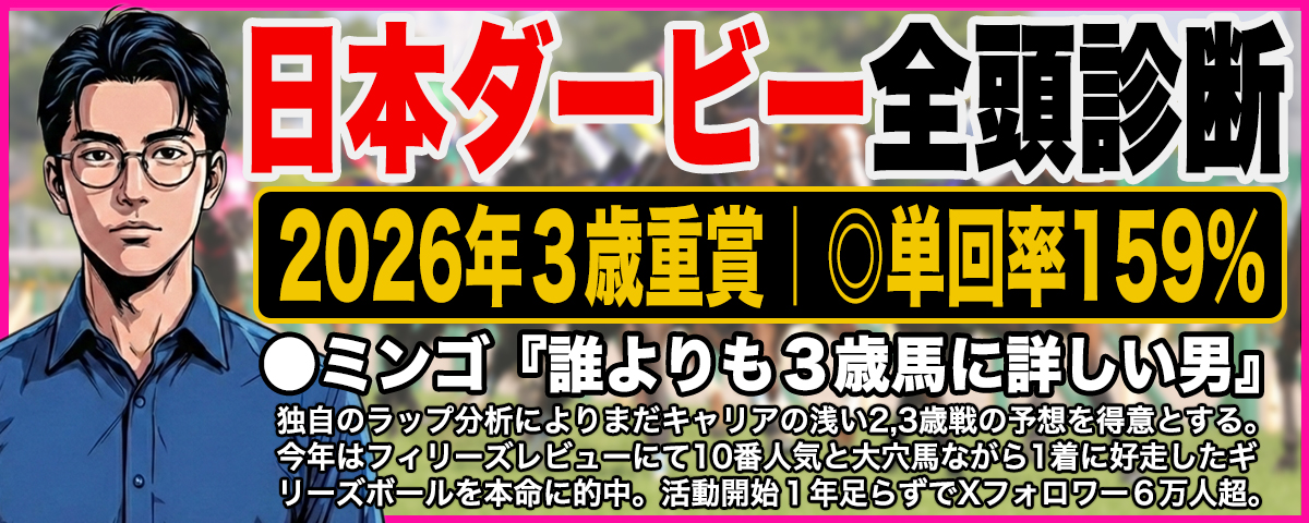 【日本德比】全参赛马匹深度分析【约 20,000 字】 第 1 张参考图