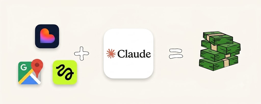 仅靠 Google Maps 和 Claude 出售网站，一人赚取了 5 万美元 第 1 张参考图