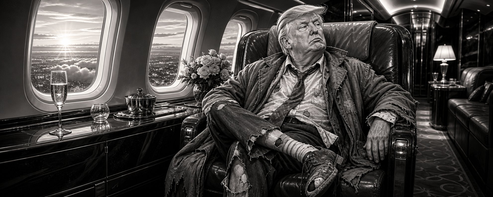 为什么濒临破产的 Donald Trump 还要借钱坐头等舱？ 第 1 张参考图