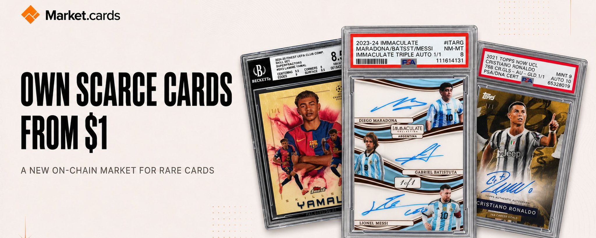 MarketCards 愿景：让全球最稀有的卡牌触手可及 第 1 张参考图