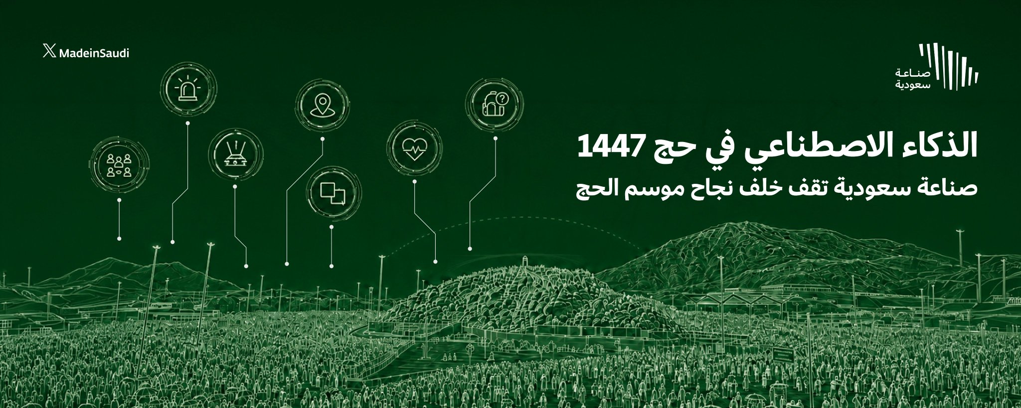 1447 年朝觐中的 AI：沙特阿拉伯打造成功朝觐季背后的创新力量 第 1 张参考图